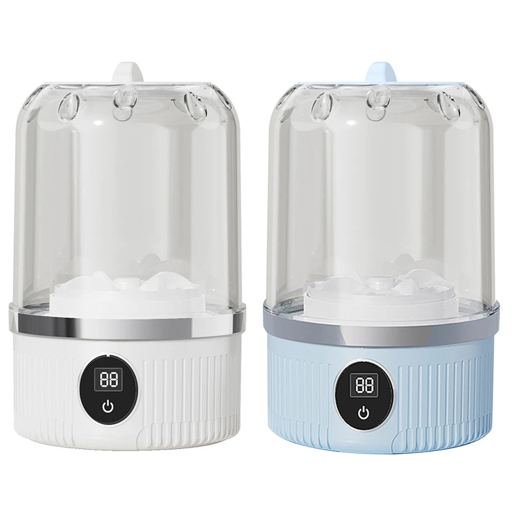 NEW Mini Underwear Washing Machine Fully Automatic Laundry Cup Cordless Portable Underwear Sock Washer Rechargeable for Travel