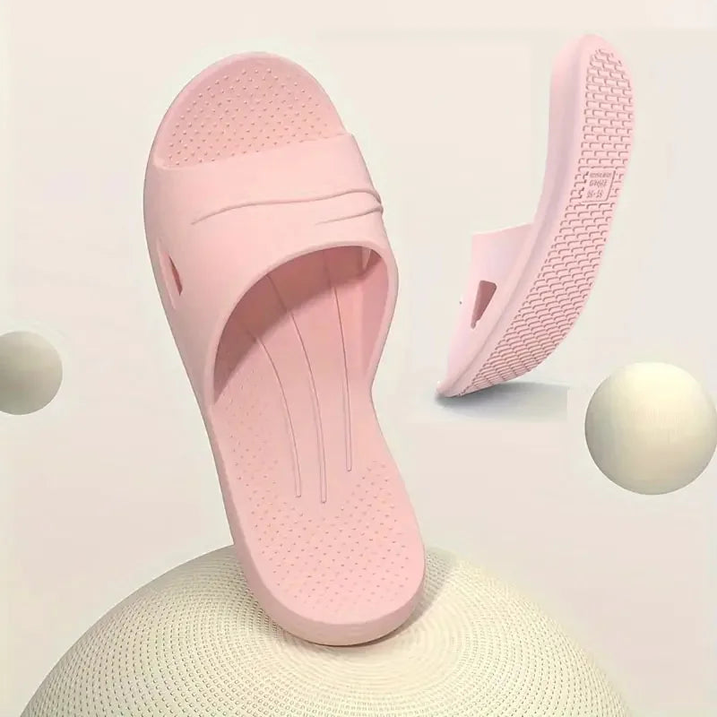 2024 New Foldable EVA House Slippers Portable Hotel Travel Slipper Bathroom Non-Slip Slides Home Indoor Flat Shoes for Men Womem