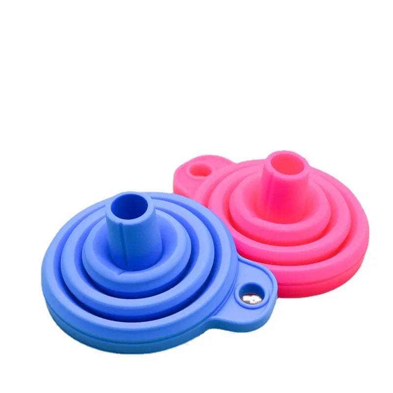 Kitchen Funnel Set Gadget Accessories Foldable Silicone Foldable Funnel for Filling Water Bottles With Liquid Transfer