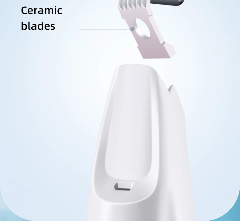 New Dog Paw Trimmer with Led Light Rechargeable Cordless Nail Grinder Shaver for Cats and Other Pets Hair Grooming Tools