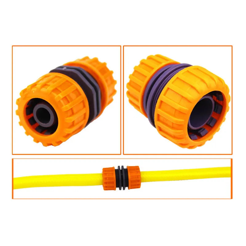 Garden Hose Connector 1/2" 3/4" 1" Inch Pipe Coupler Stop Water Connector 12mm 19mm 25mm Hose bore Repair Joint Irrigation