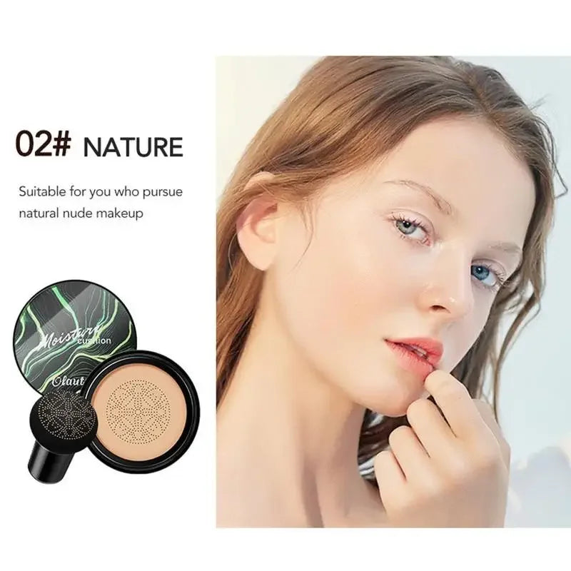 Moist Air Cushion CC Mushroom Head Powder Puff Quick Foundation Cream Makeup Base Makeup Waterproof Cosm Makeup Brightening T2I1
