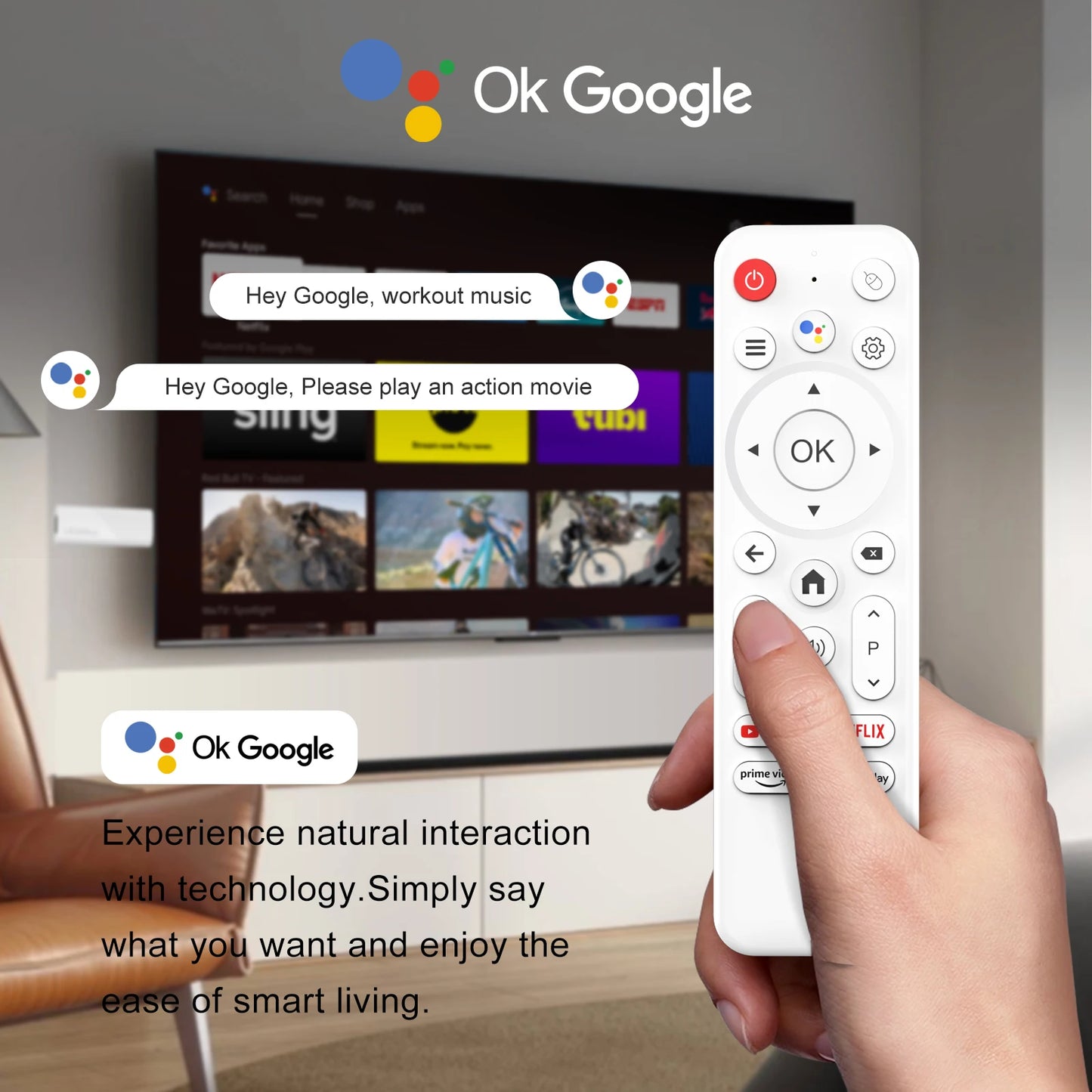 H96 MAX Android TV Stick Allwinner H313 with 2.4G Wifi 5G Wifi6 Dual Brand 8GB 16GB 4K 3D HDR Goole Voice Remote
