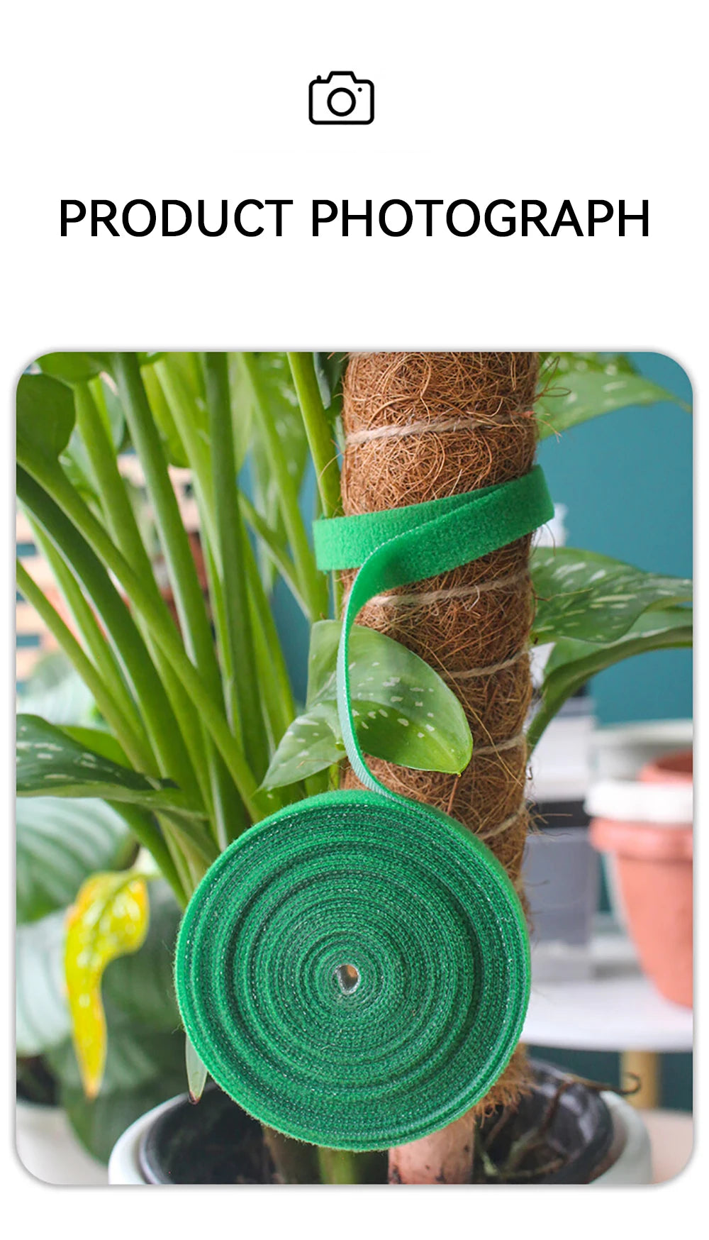 Garden Tape Nylon Cable Tie for Plants Flowers Growing Climbing Reusable Plant Support Hook-and-loop Fastener Garden Accessories
