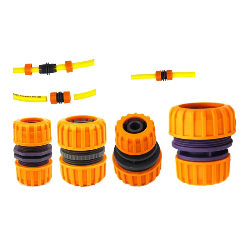 Garden Hose Connector 1/2" 3/4" 1" Inch Pipe Coupler Stop Water Connector 12mm 19mm 25mm Hose bore Repair Joint Irrigation