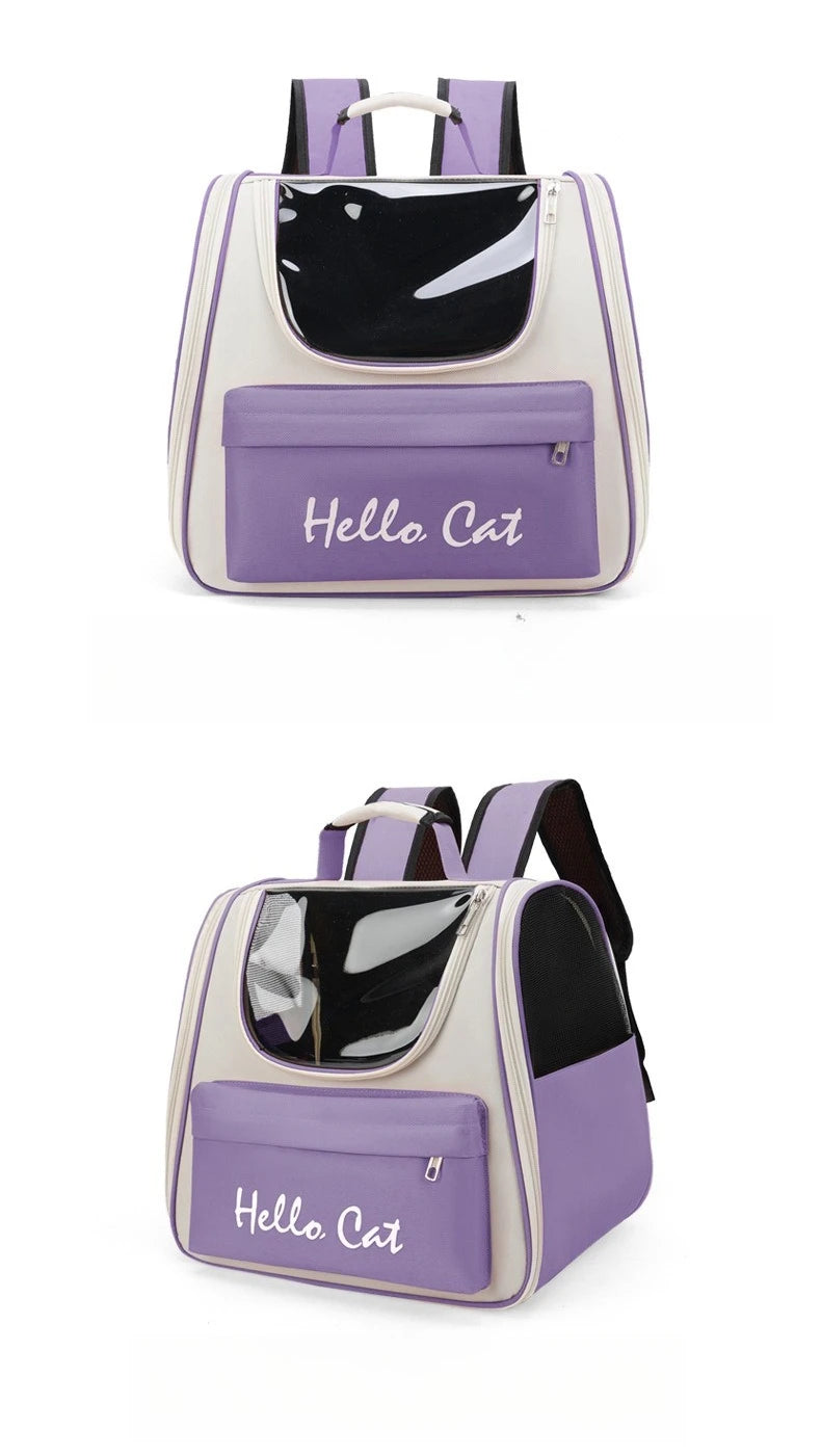 Cat Carrier Bags Windproof Outdoor Travel Backpack for Cat Small Dogs Transport Carrying Bag Cat Backpack Carriers With Cushion