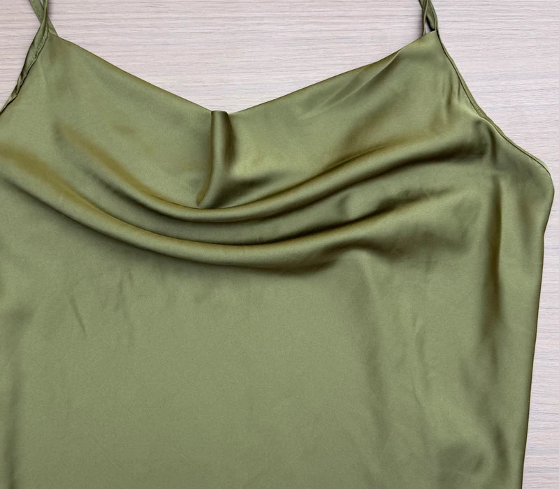White Basic Women Silk-Like Satin Tops Vest Summer Sexy Camis Tank For Ladies Strappy Camisole Top Shirts Grunge Femme Clothes