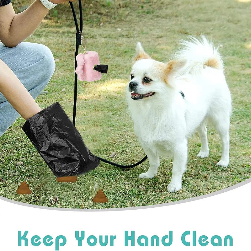 Dog Poop Bag Biodegradable Disposable Pet Garbage Bag Cat Doggie Outdoor Cleaning Poop Bag Refill Garbage Poop Bag Pet Supplies