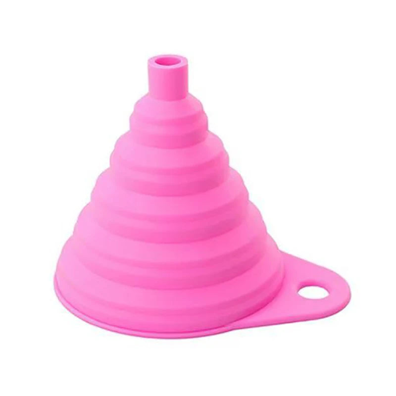 Kitchen Funnel Set Gadget Accessories Foldable Silicone Foldable Funnel for Filling Water Bottles With Liquid Transfer