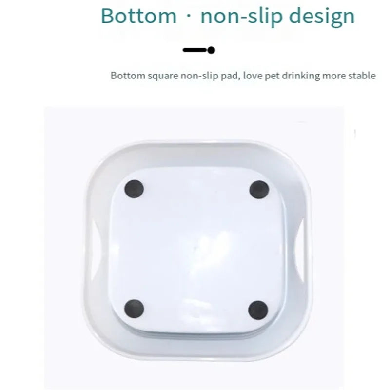1000ml Anti-splash Water Bowl For Dogs 1L Large Capacity Drinker Drinking Bowls Dog Waterer For Puppy Cat Pet Accessories