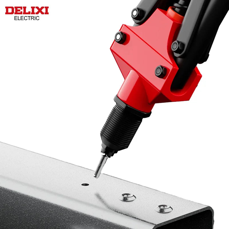 DELIXI ELECTRIC Rivet Gun,Manual Professional Pull Gun High Lever More labor-saving,TighteningandRiveting of Metal SheetandPipe