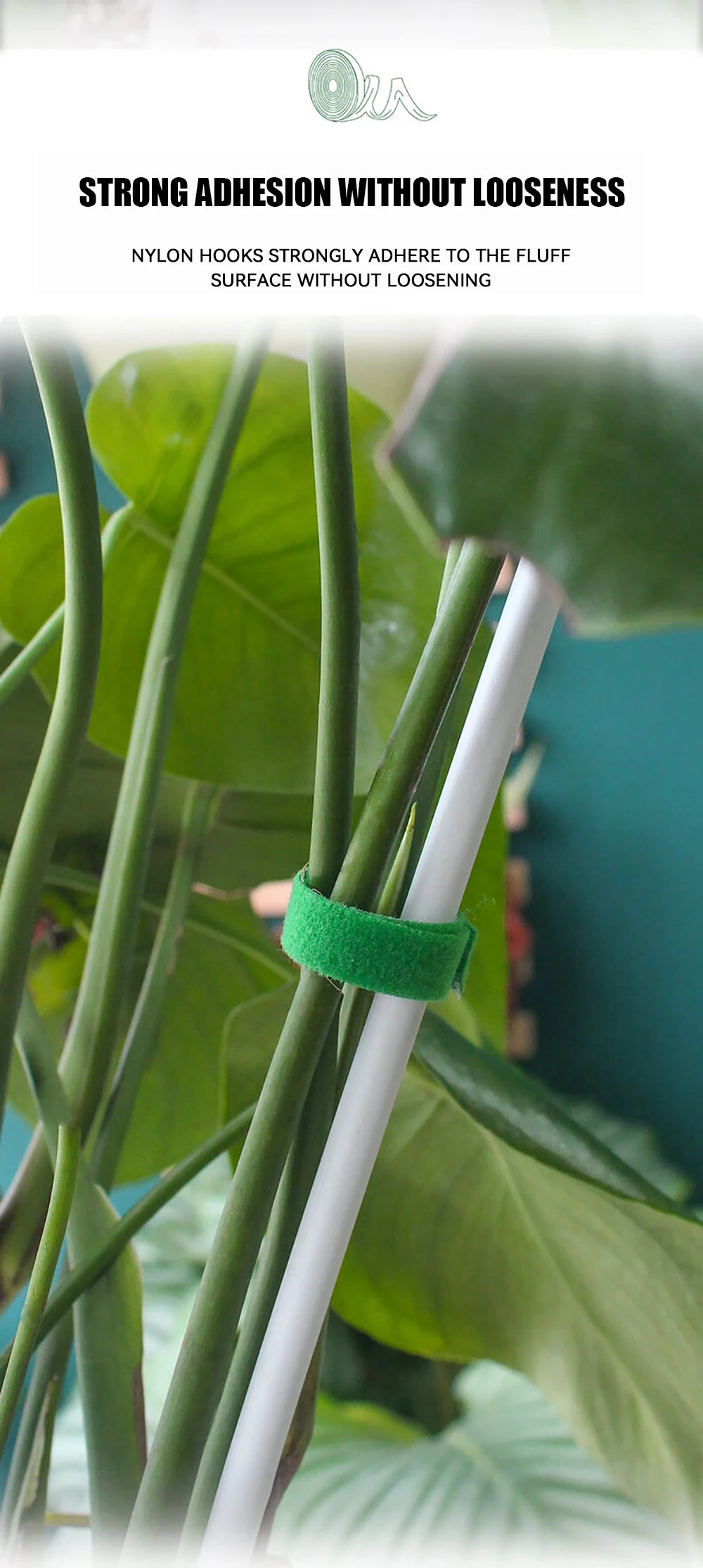 Garden Tape Nylon Cable Tie for Plants Flowers Growing Climbing Reusable Plant Support Hook-and-loop Fastener Garden Accessories