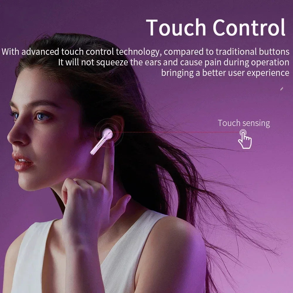XIAOMI J18 True Wireless Earphone Noise Cancelling Headphone HiFI Stereo Game With Micr TWS In Ear Earbuds Waterproof Headset