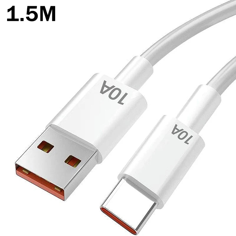 120W 4 Port USB Type C Charger Fast Charging Data Cable USB Phone Charger Adapter for Samsung IPhone Xiaomi Huawei Wall Charger