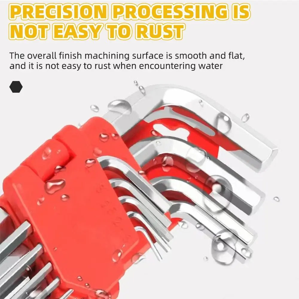 5/8/11 PCS Mini Portable Allen Wrench Metric Wrench Inch Wrench Easy To Carry L Wrench Size Allen Key Short Arm Tool Set