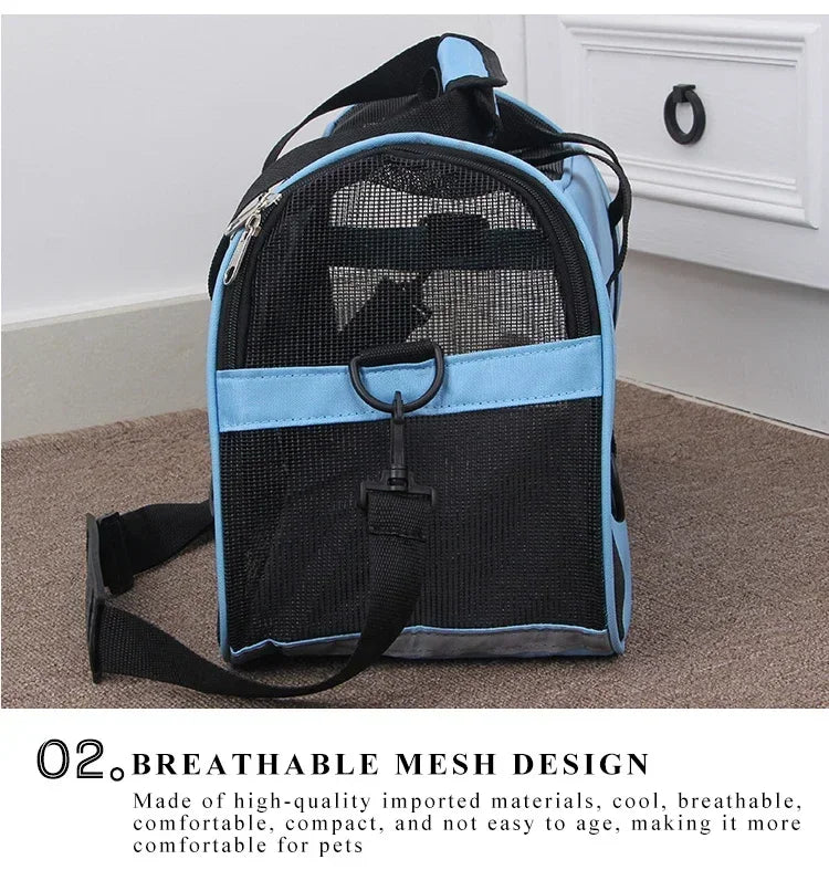 Breathable Out and About Portable Foldable Portable Dog Cat Carrier Bag Pet Puppy Travel Bags Outdoor Tent Carrier Pets Handbag