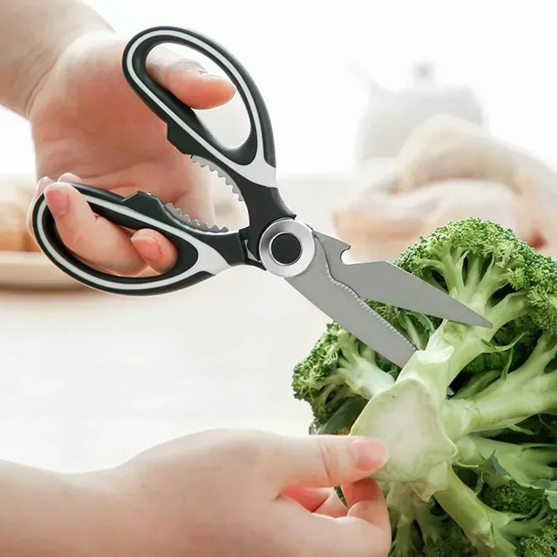 Heavy Duty Kitchen Scissors Multipurpose Dishwasher Safe Meat Poultry and General Purpose Scissors Stainless Steel Utility Tools