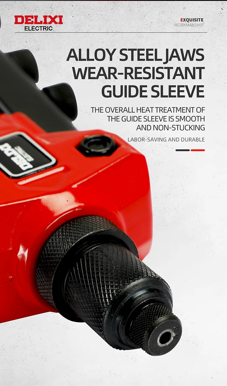 DELIXI ELECTRIC Rivet Gun,Manual Professional Pull Gun High Lever More labor-saving,TighteningandRiveting of Metal SheetandPipe
