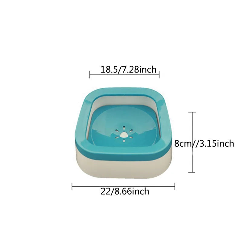 1000ml Anti-splash Water Bowl For Dogs 1L Large Capacity Drinker Drinking Bowls Dog Waterer For Puppy Cat Pet Accessories