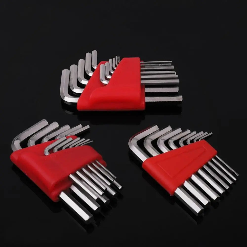 5/8/11 PCS Mini Portable Allen Wrench Metric Wrench Inch Wrench Easy To Carry L Wrench Size Allen Key Short Arm Tool Set
