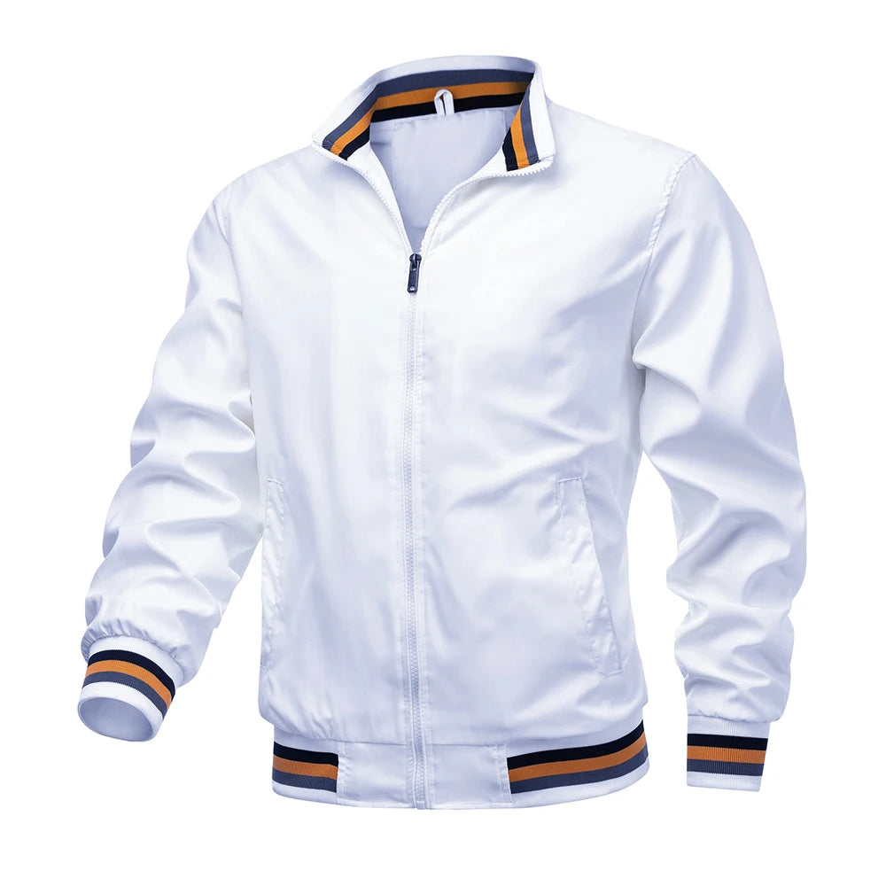 Jackets Men Spring Autumn Fashion New In Outerwears Solid Casual Clothing Windbreaker Coats Aviator Jacket For Men Plus Size 6XL