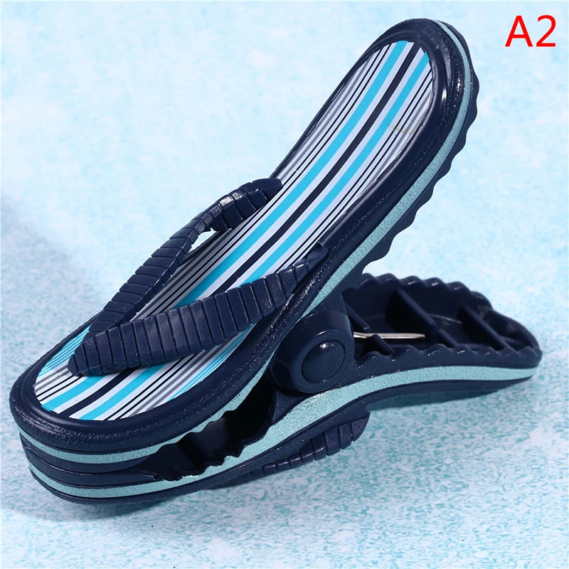 1PC Plastic Beach Towel Clips For Sunbeds Sun Lounger Animal Decorative Clothes Pegs Pins Large Size Drying Racks Retaining Clip