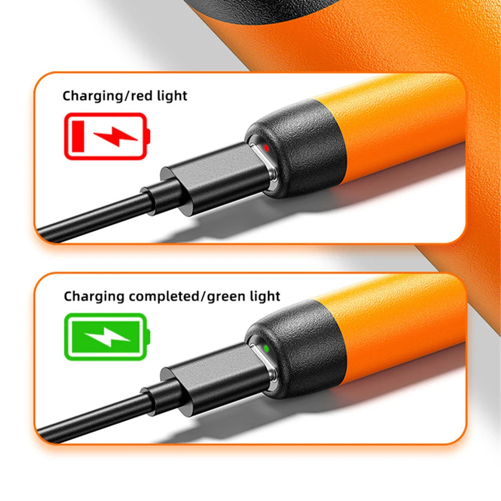 Saldatore USB con regolazione intelligente della temperatura, set di saldatore senza fili con luce di lavoro a LED