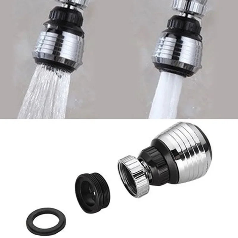 1/2PCS 360 ° Adjustment Kitchen Sink Faucet Extender Filter Spray Dual-mode Water-saving Pressurizer Household Bathroom Tool
