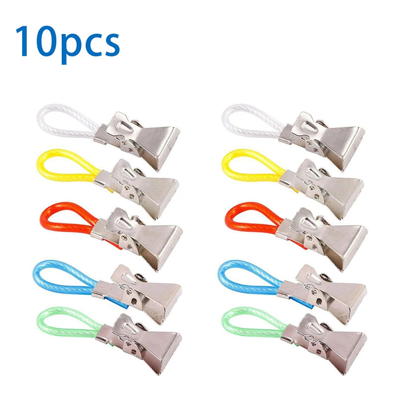 1PC Plastic Beach Towel Clips For Sunbeds Sun Lounger Animal Decorative Clothes Pegs Pins Large Size Drying Racks Retaining Clip