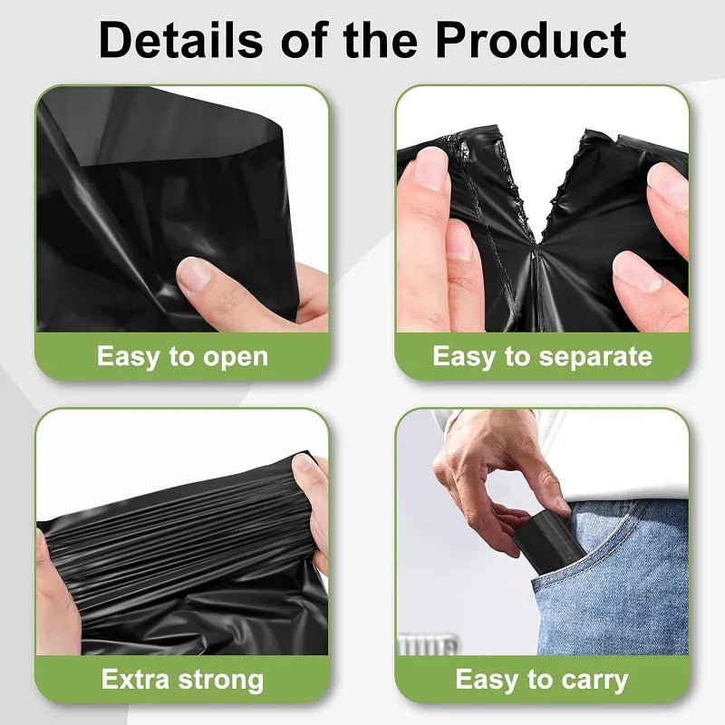 Dog Poop Bag Biodegradable Disposable Pet Garbage Bag Cat Doggie Outdoor Cleaning Poop Bag Refill Garbage Poop Bag Pet Supplies