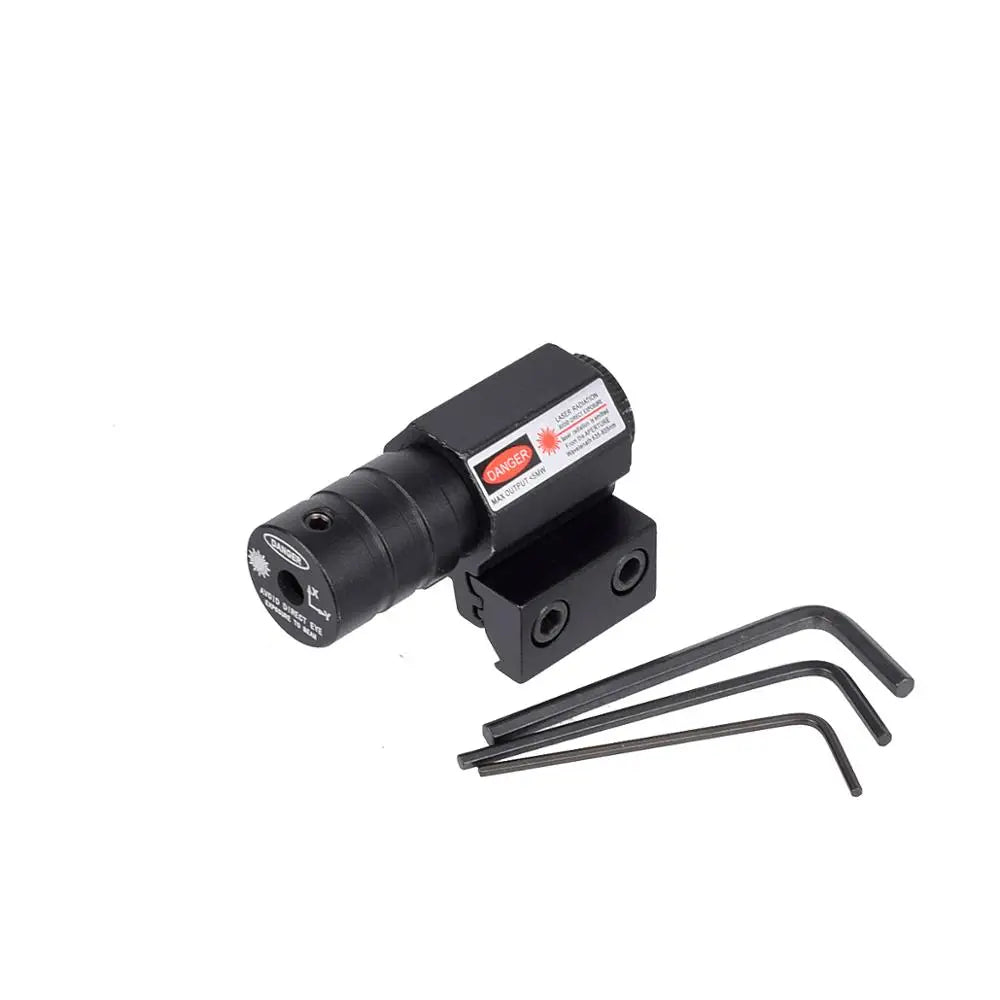 Mini Tactical Red Dot Laser Sight for Rifle Pistol Shooting Hunting Gun Adjustable 11mm 20mm Hunting Sight Toy with Battery