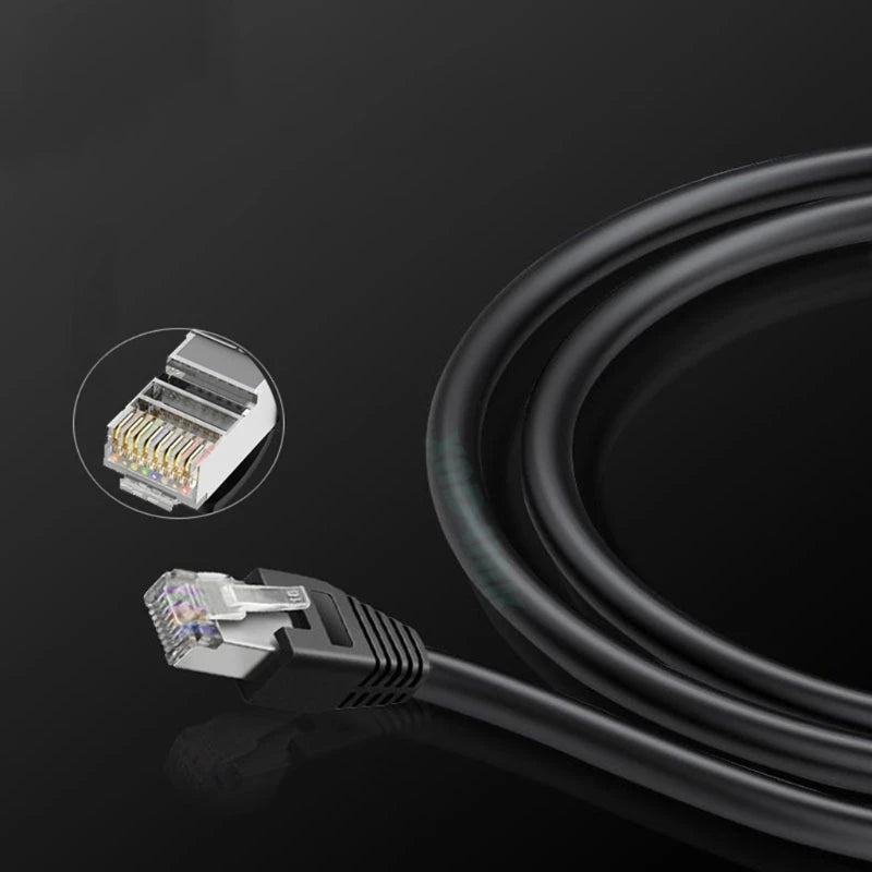 2025 New Ethernet Extension Cable Cat6 LAN Cable Extender RJ45 Network Patch Cord Male to Female Connector