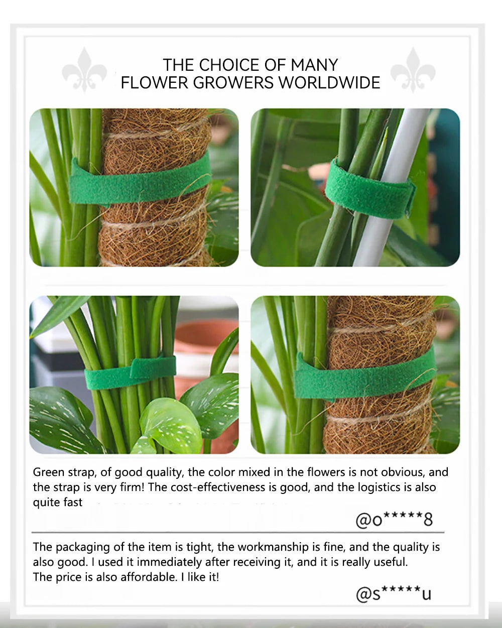 Garden Tape Nylon Cable Tie for Plants Flowers Growing Climbing Reusable Plant Support Hook-and-loop Fastener Garden Accessories