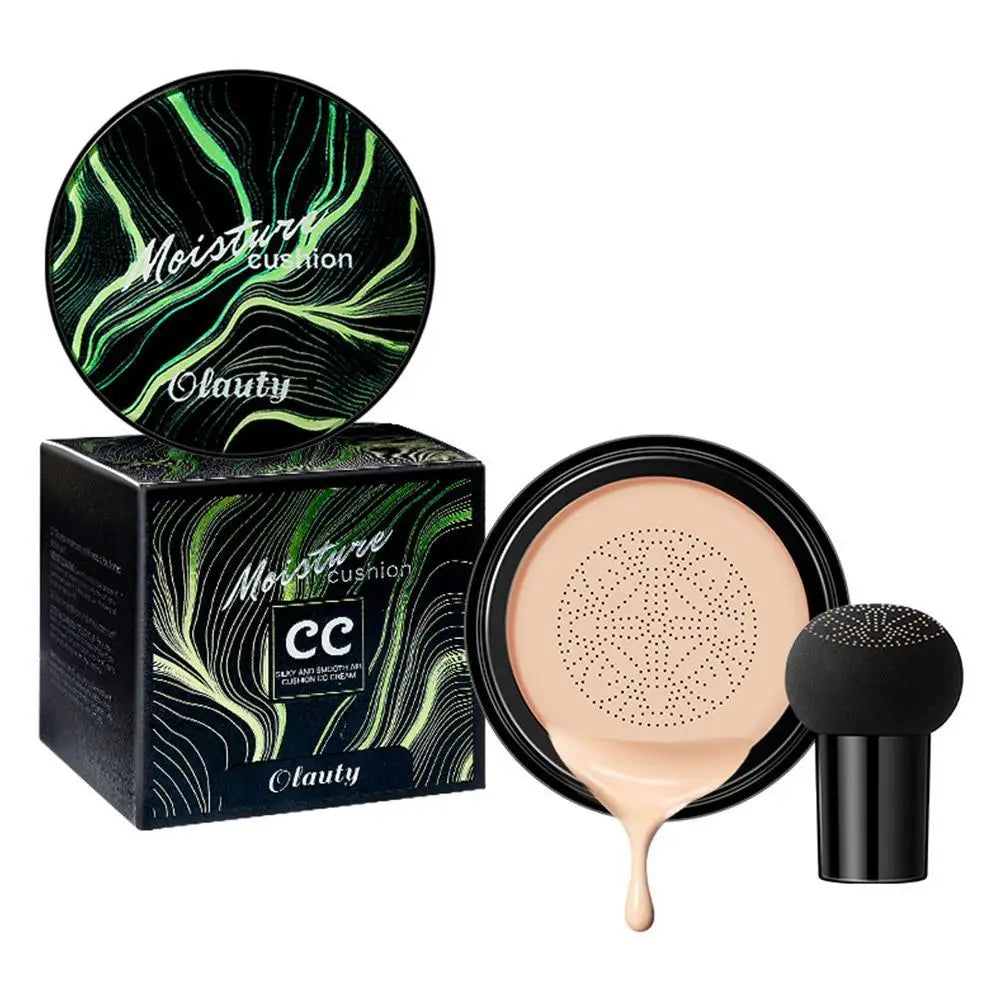 Moist Air Cushion CC Mushroom Head Powder Puff Quick Foundation Cream Makeup Base Makeup Waterproof Cosm Makeup Brightening T2I1