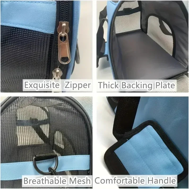 Breathable Out and About Portable Foldable Portable Dog Cat Carrier Bag Pet Puppy Travel Bags Outdoor Tent Carrier Pets Handbag