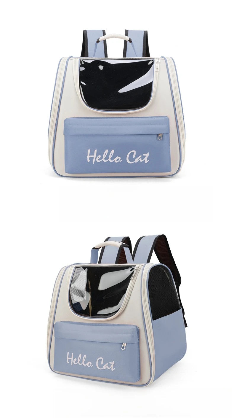 Cat Carrier Bags Windproof Outdoor Travel Backpack for Cat Small Dogs Transport Carrying Bag Cat Backpack Carriers With Cushion