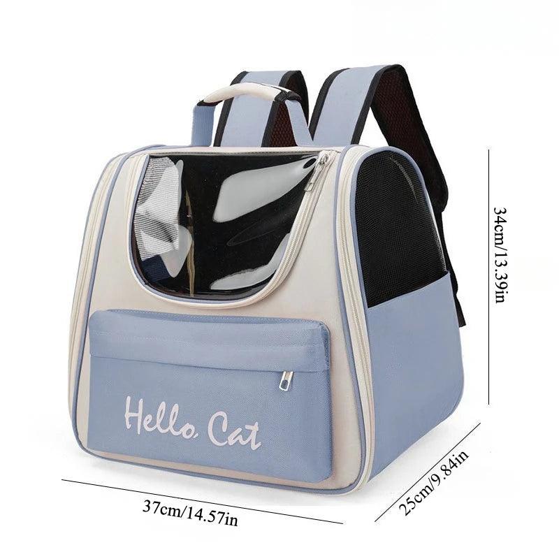 Cat Carrier Bags Windproof Outdoor Travel Backpack for Cat Small Dogs Transport Carrying Bag Cat Backpack Carriers With Cushion
