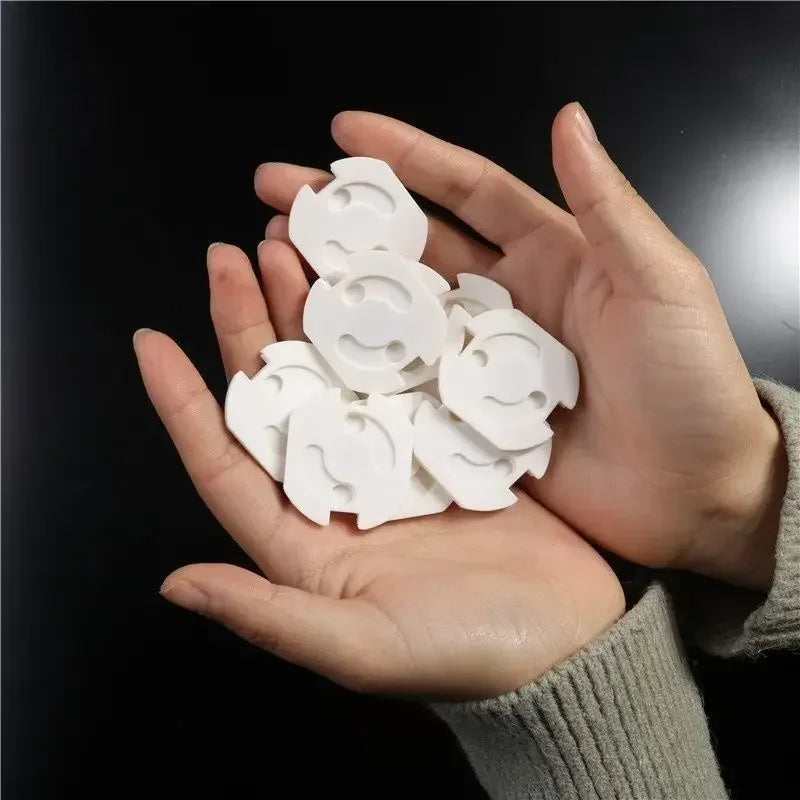 1/10pcs Baby Safety Child Electric Socket Outlet Plug Protection Security Two Phase Safe Lock Cover Kids Sockets Cover Plugs