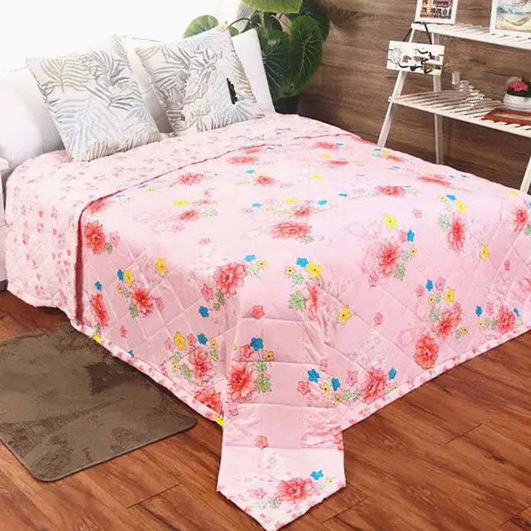 Bedroom Summer Bedspread Duvets Quilt Comforter Filling Bedclothes Super Soft Print Double Sided Design Modern Lightweight Queen