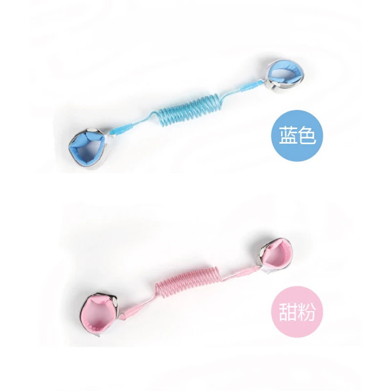 Infants and young children anti-go bracelet out travel anti-release bracelet contraction spring rope traction rope anti-lose