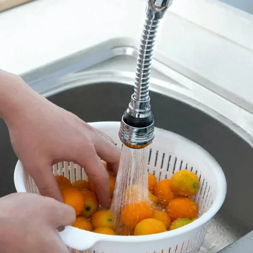 1/2PCS 360 ° Adjustment Kitchen Sink Faucet Extender Filter Spray Dual-mode Water-saving Pressurizer Household Bathroom Tool