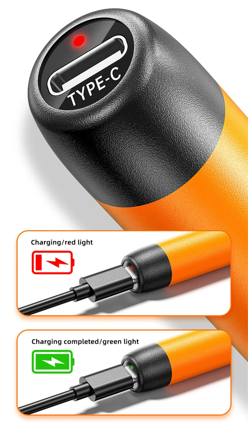 Saldatore USB con regolazione intelligente della temperatura, set di saldatore senza fili con luce di lavoro a LED