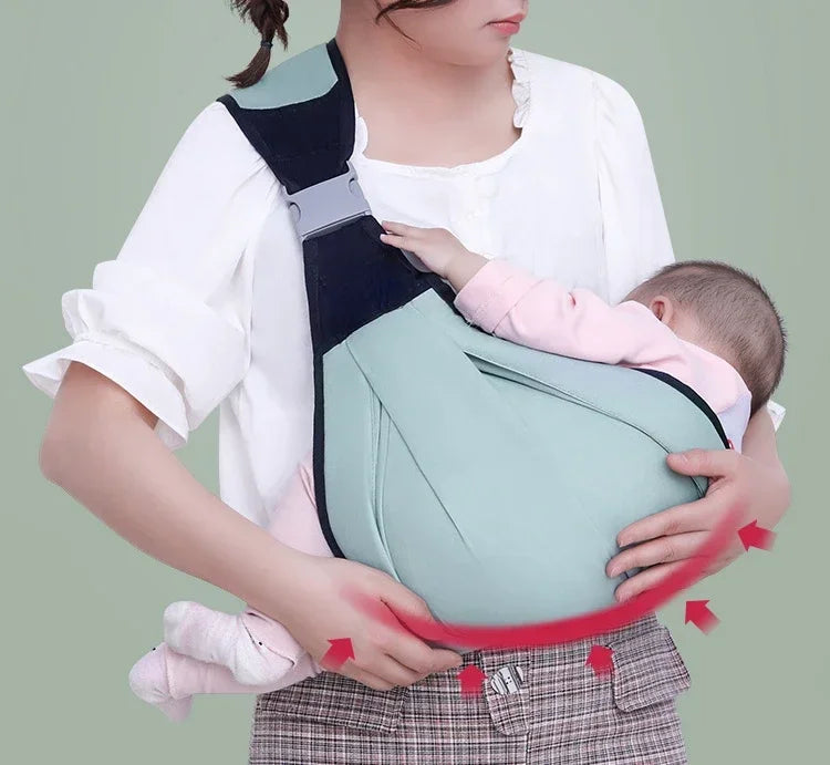 Ergonomic Child Carrier Wrap Multifunctional Baby Carrier Ring Sling for Baby Toddler Carrier Accessories Easy Carrying Artifact