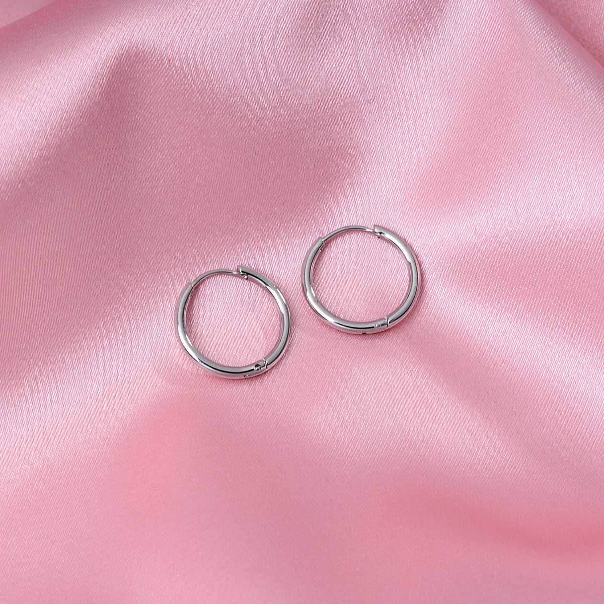 Minimalist Stainless Steel Huggie Hoop Earrings For Women Men Gold Color Tiny Round Circle Earring Punk Rock Statement Jewelry