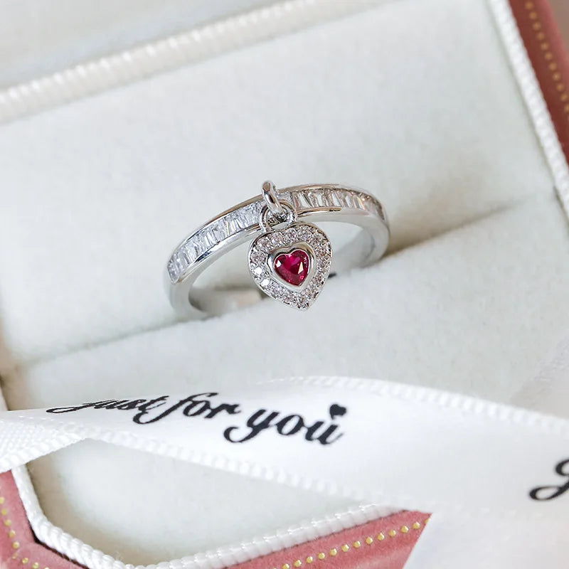 New Arrival Elegant and Luxurious Colored Zircon Inlaid Ring Fashion-forward Women Stylish Open Finger Ring with Colorful Zircon