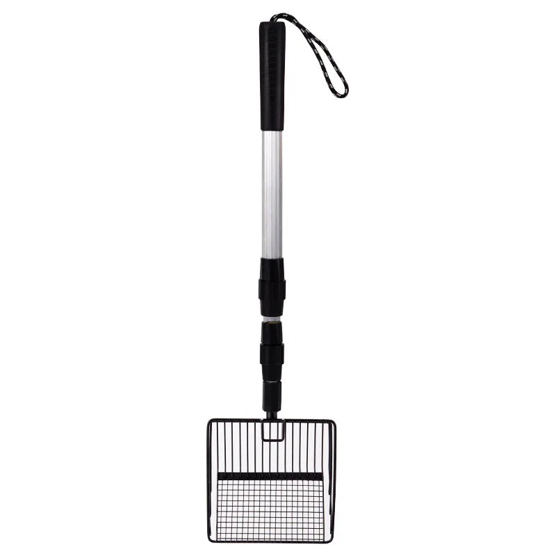 Metal Cat Litter Scoop Retractable Handle Cat Poop Spoon Multiple hole spacing Spoon Suitable for handling cat litter