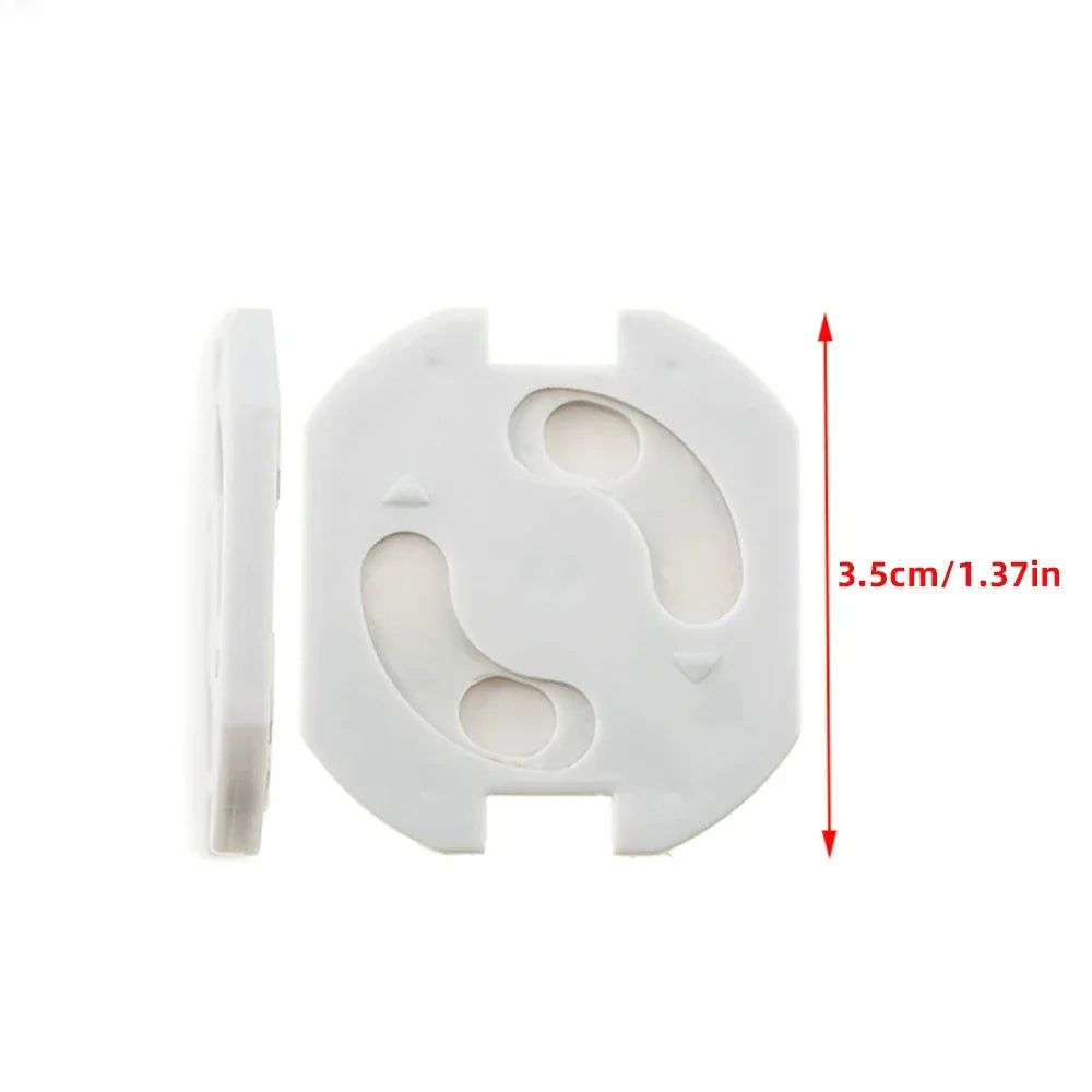 1/10pcs Baby Safety Child Electric Socket Outlet Plug Protection Security Two Phase Safe Lock Cover Kids Sockets Cover Plugs
