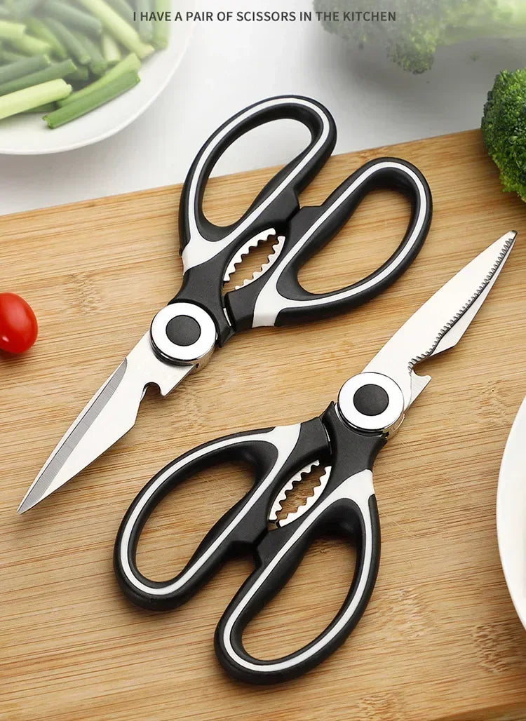 Heavy Duty Kitchen Scissors Multipurpose Dishwasher Safe Meat Poultry and General Purpose Scissors Stainless Steel Utility Tools