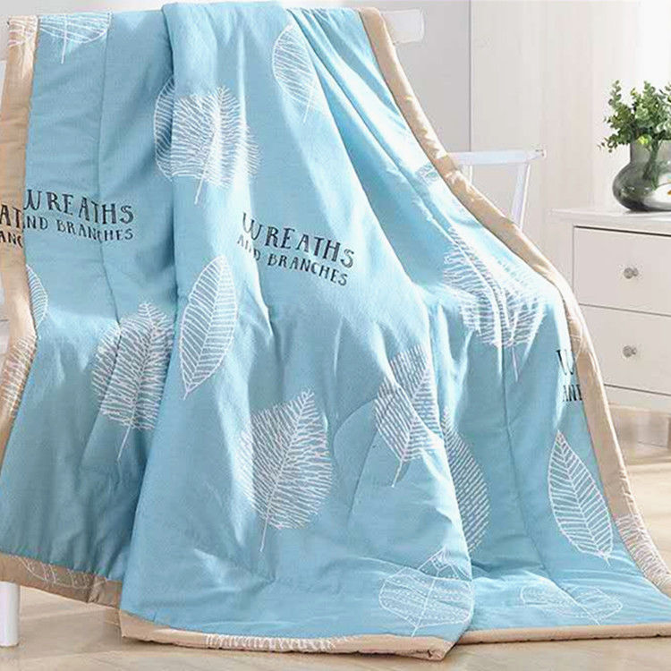 Bedroom Summer Bedspread Duvets Quilt Comforter Filling Bedclothes Super Soft Print Double Sided Design Modern Lightweight Queen