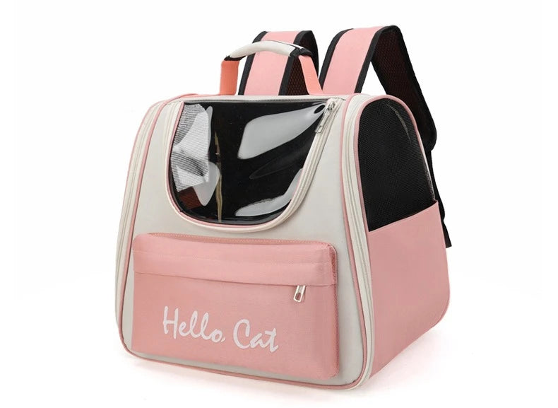 Cat Carrier Bags Windproof Outdoor Travel Backpack for Cat Small Dogs Transport Carrying Bag Cat Backpack Carriers With Cushion
